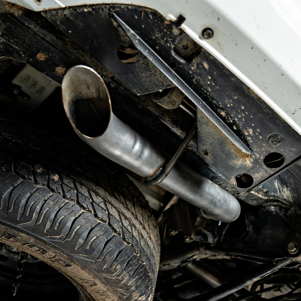2.5" Cat Back Turn Down Exhaust 4Runner (2010-2024) - Image 3