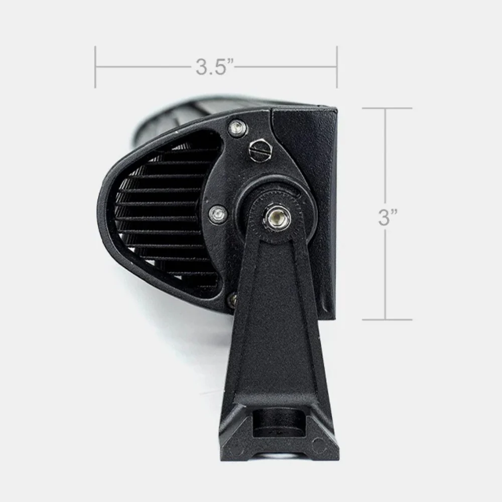 8" Dual Row 5D Optic OSRAM LED Bar - Image 2