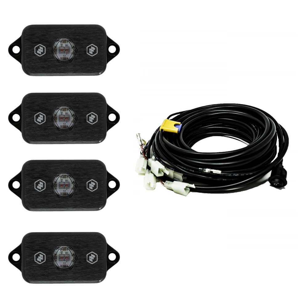 LED 4 Piece Rock Light Kit - Image 3