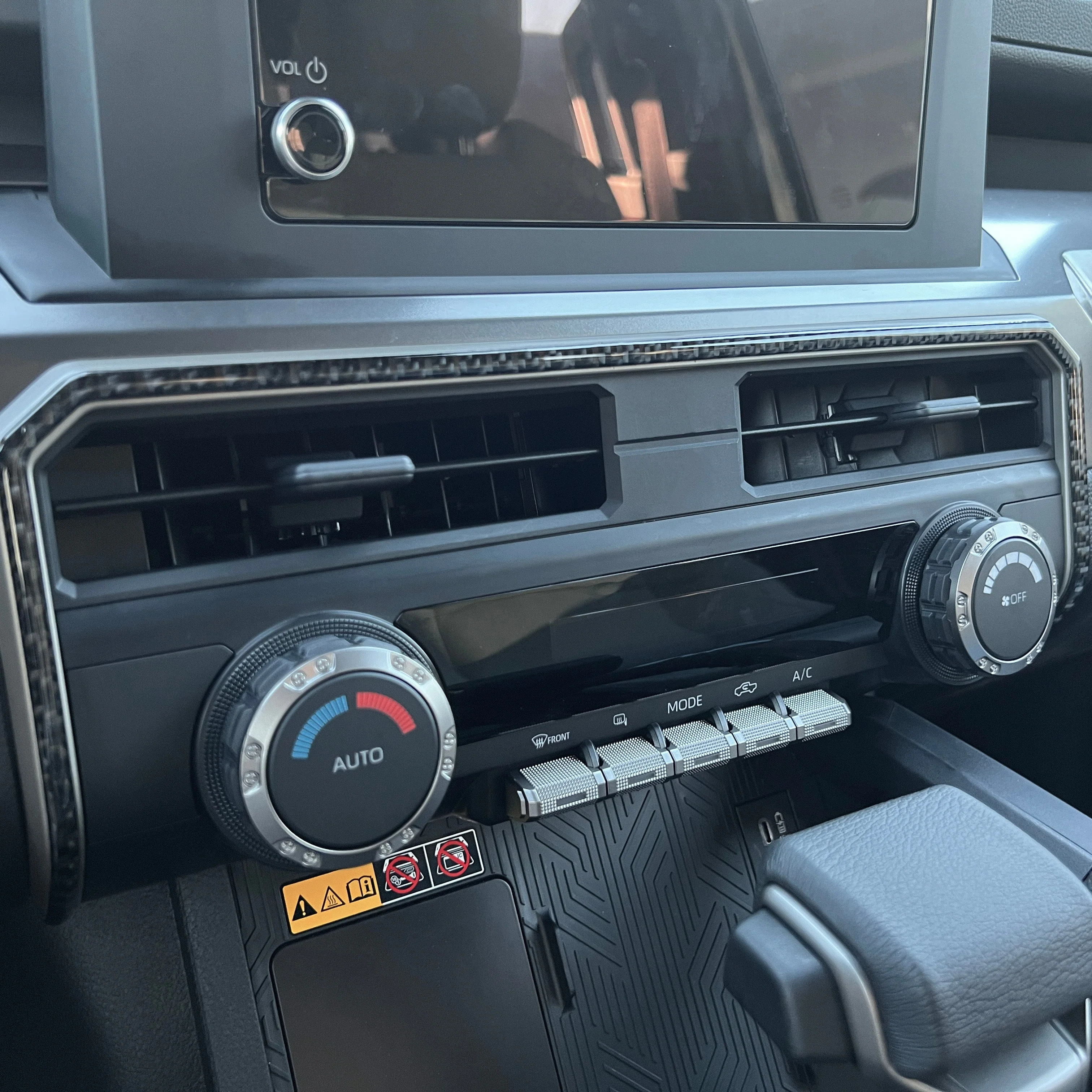 Climate Control Accent Trim 4Runner (2025+) & Tacoma (2024+) - Image 2