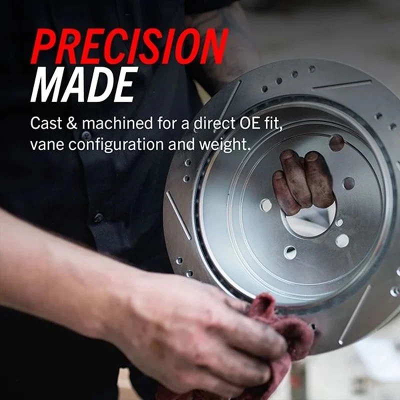 Evolution Drilled, Slotted & Zinc Plated Rotors 4Runner (2010-2024) - Image 2
