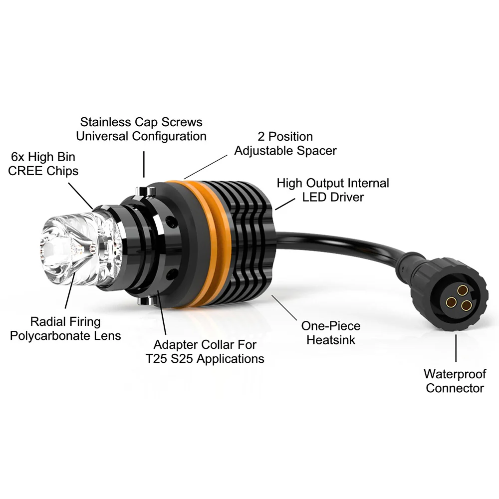 Extreme Amber LED Turn Signal Kit 4Runner (2014-2024) - Image 2