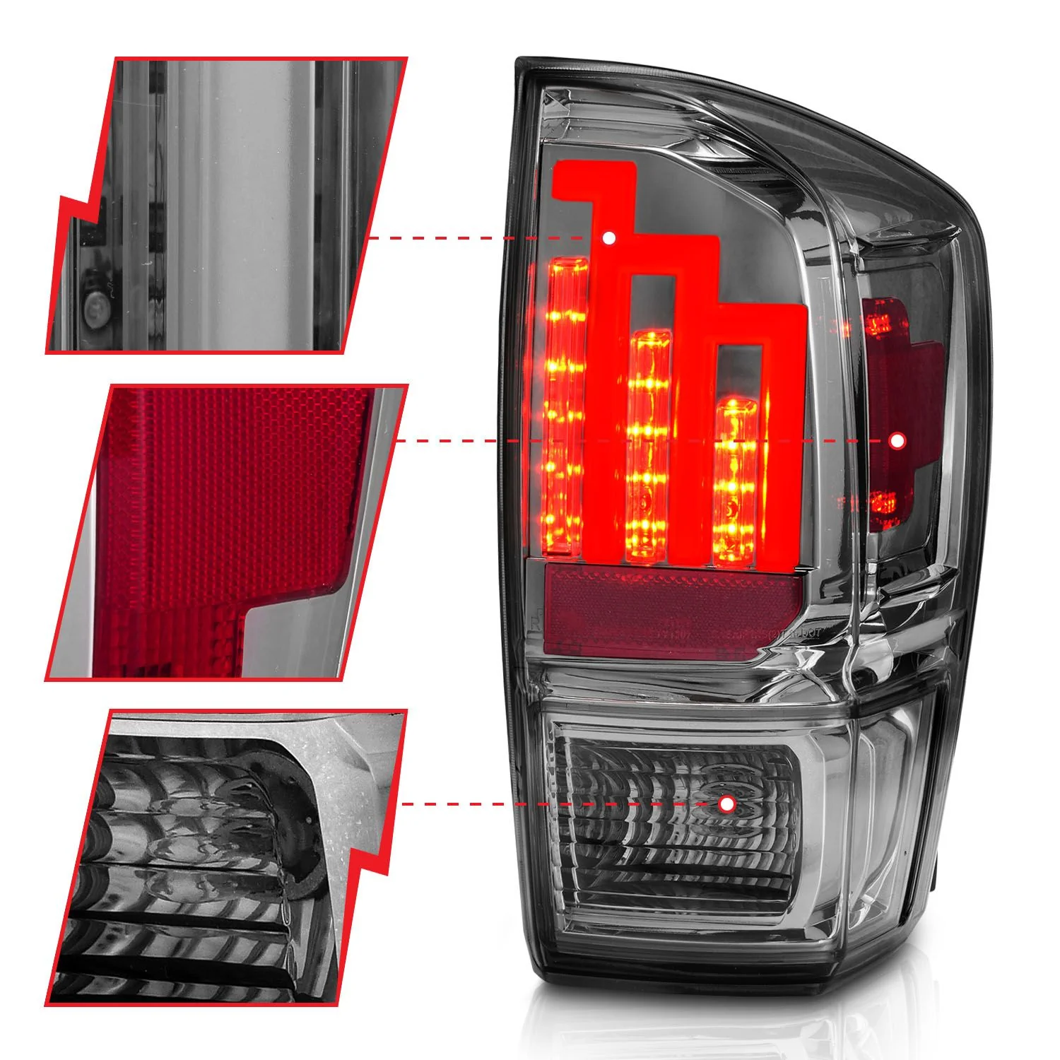 LED Step Style Tail Lights Tacoma (2016-2023) - Image 4