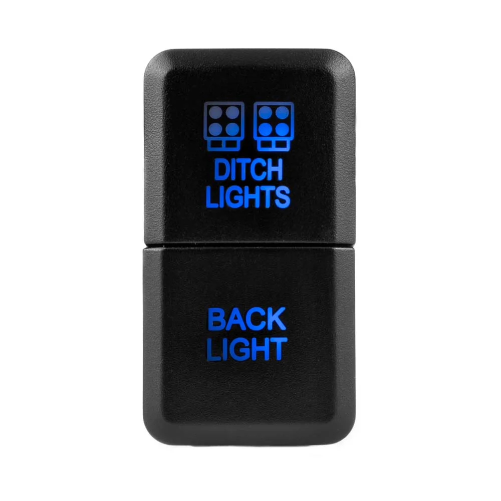 Ditch Light & Backlight Dual Function Switch 4Runner (2010+) & Tacoma (2016+) & Tundra (2007+) & Sequoia (2023+) & Land Cruiser (2024+) - Image 9
