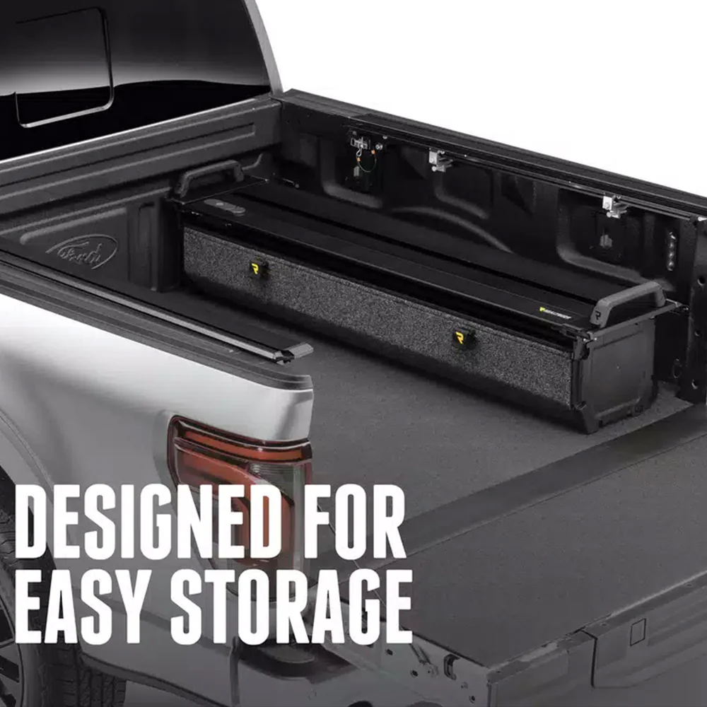 RetraxPro FRC-4000 EZ-OFF Manual Retractable Tonneau Cover w/ T-Slot Rails Tundra (2022+) - Image 4