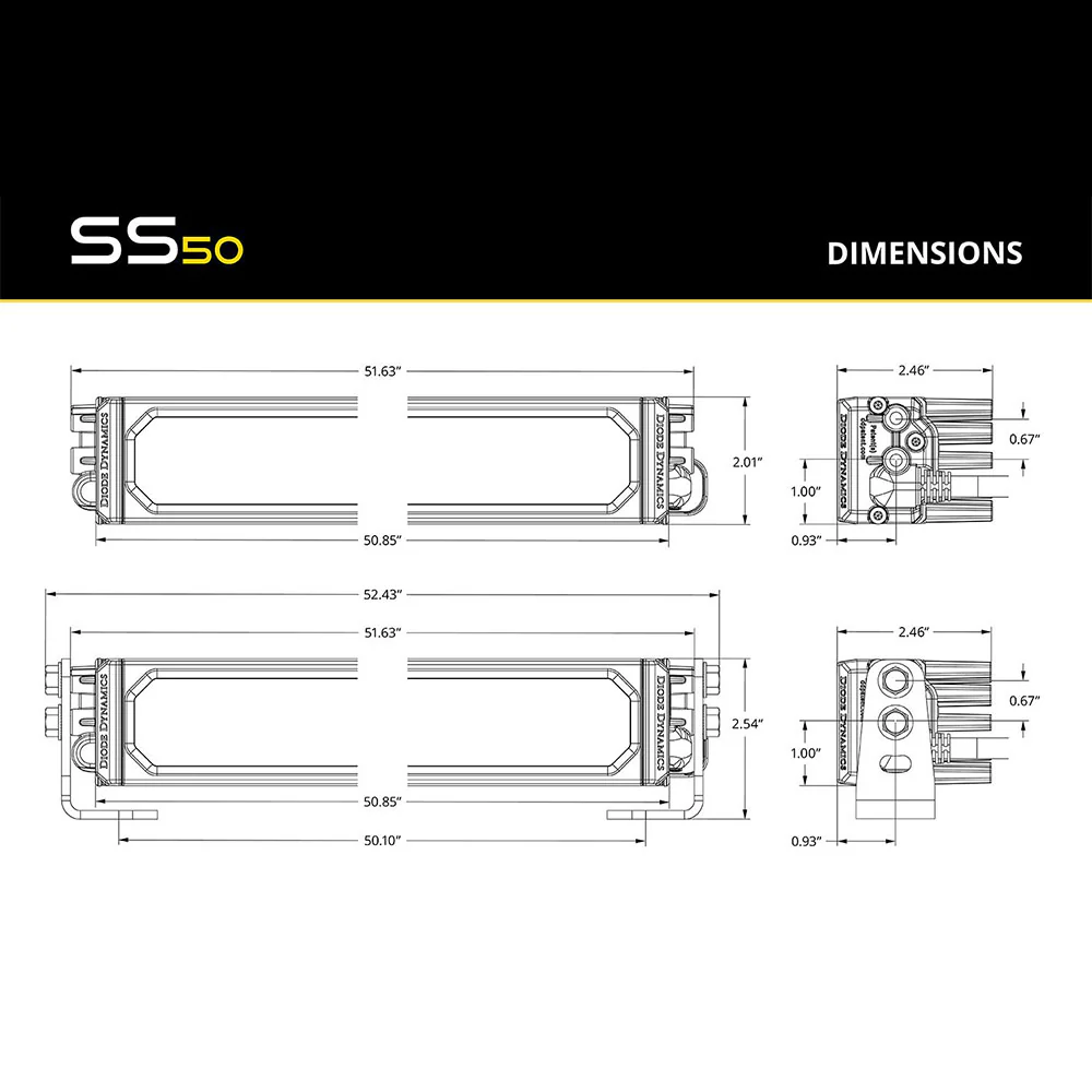 SS50 White LED Light Bar - Image 7
