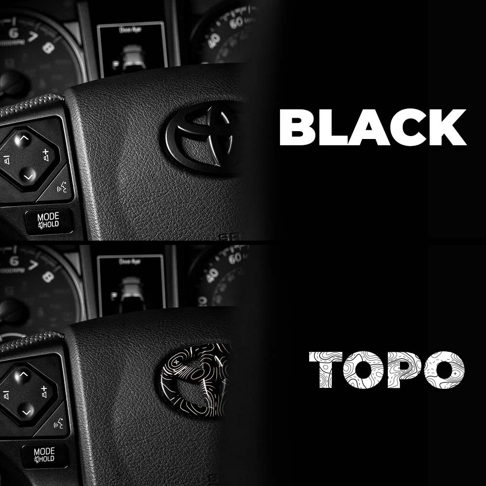 Steering Wheel Blackout Overlay 4Runner (2014-2024) & Tacoma (2016-2023)