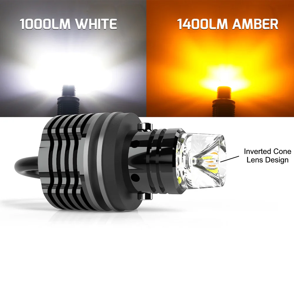 V6 Extreme White Amber Turn Signals 3G Tacoma / 3G Sequoia - Image 2