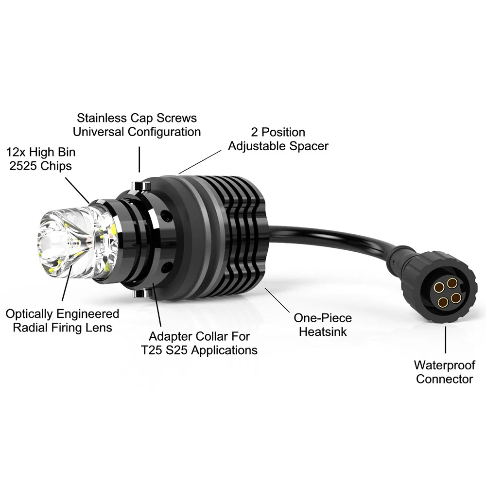 V6 Extreme White Amber Turn Signals 3G Tacoma / 3G Sequoia - Image 8