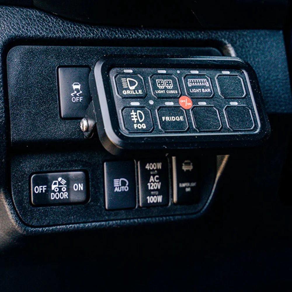Vehicle Accessory 8 Switch Control System (Blue Backlighting) - Image 6