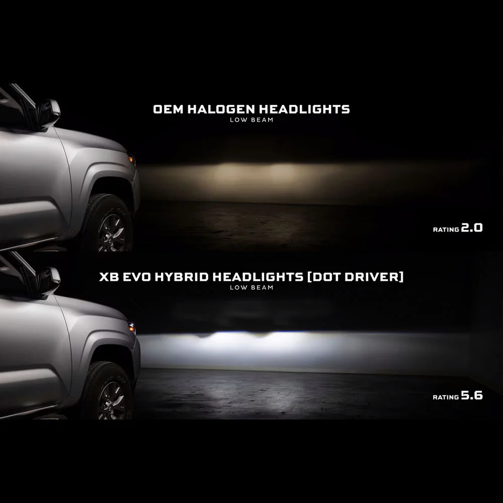 XB Evo Hybrid LED Headlights Tacoma (2016-2023) - Image 9