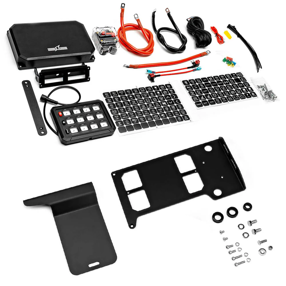 YP2 8 or 12 Button Auxiliary Power Kit + Bracket 4Runner (2014-2024) - Image 11