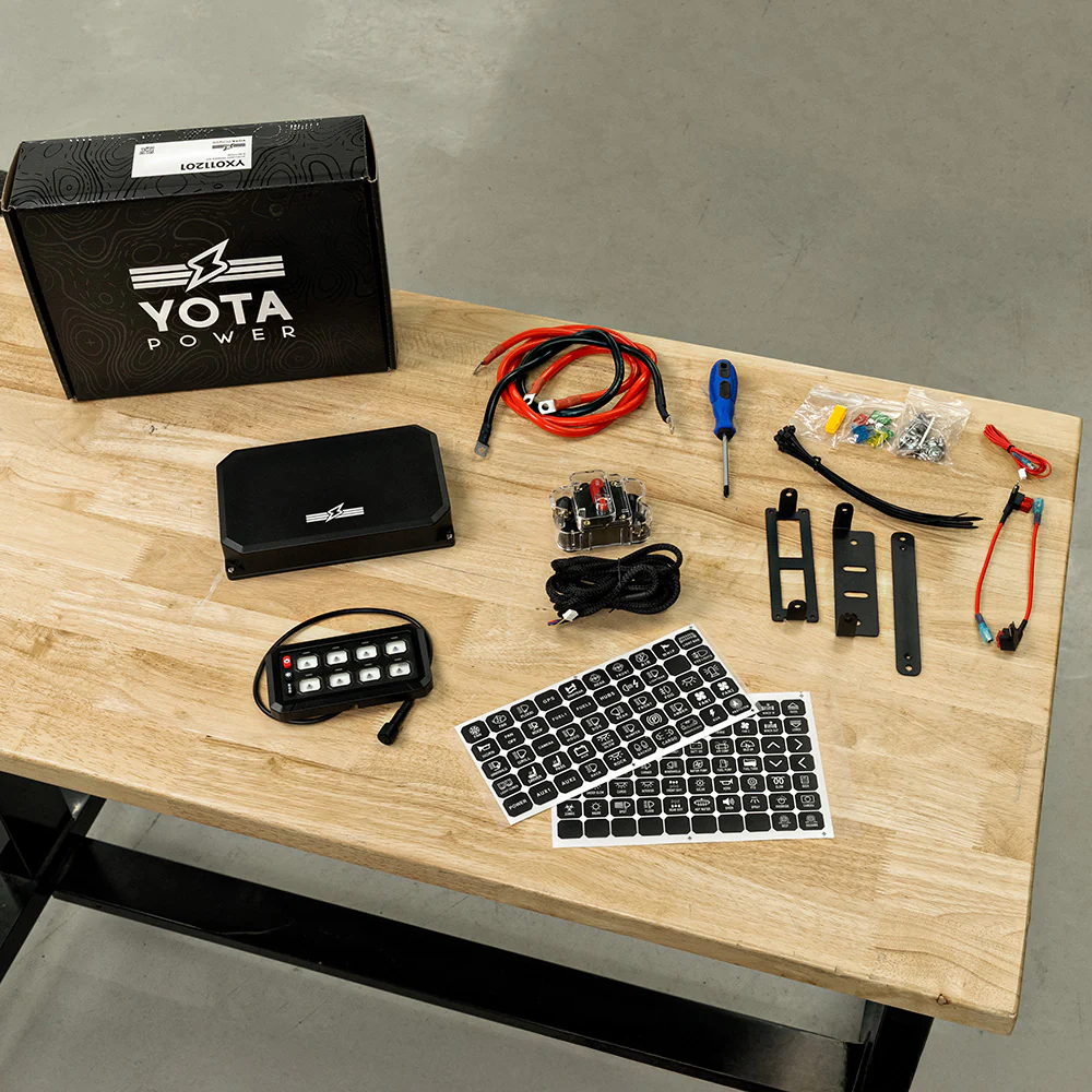 YP2 8 or 12 Button Auxiliary Power Kit + Bracket Tacoma (2016-2023) - Image 12