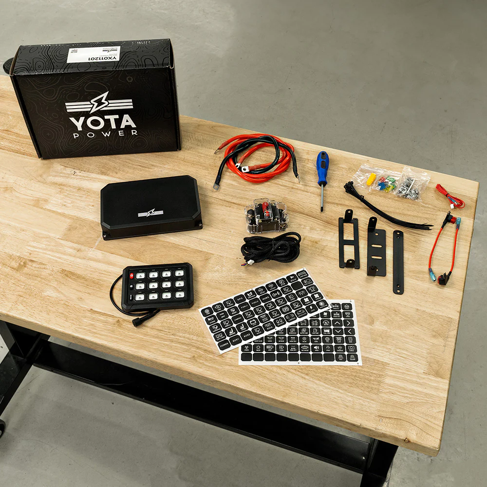 YP2 8 or 12 Button Auxiliary Power Kit + Bracket Hybrid Tundra (2022+) & Hybrid Sequoia (2023+) & Hybrid Tacoma (2024+) & Hybrid 4Runner (2025+) & Land Cruiser (2024+) - Image 9