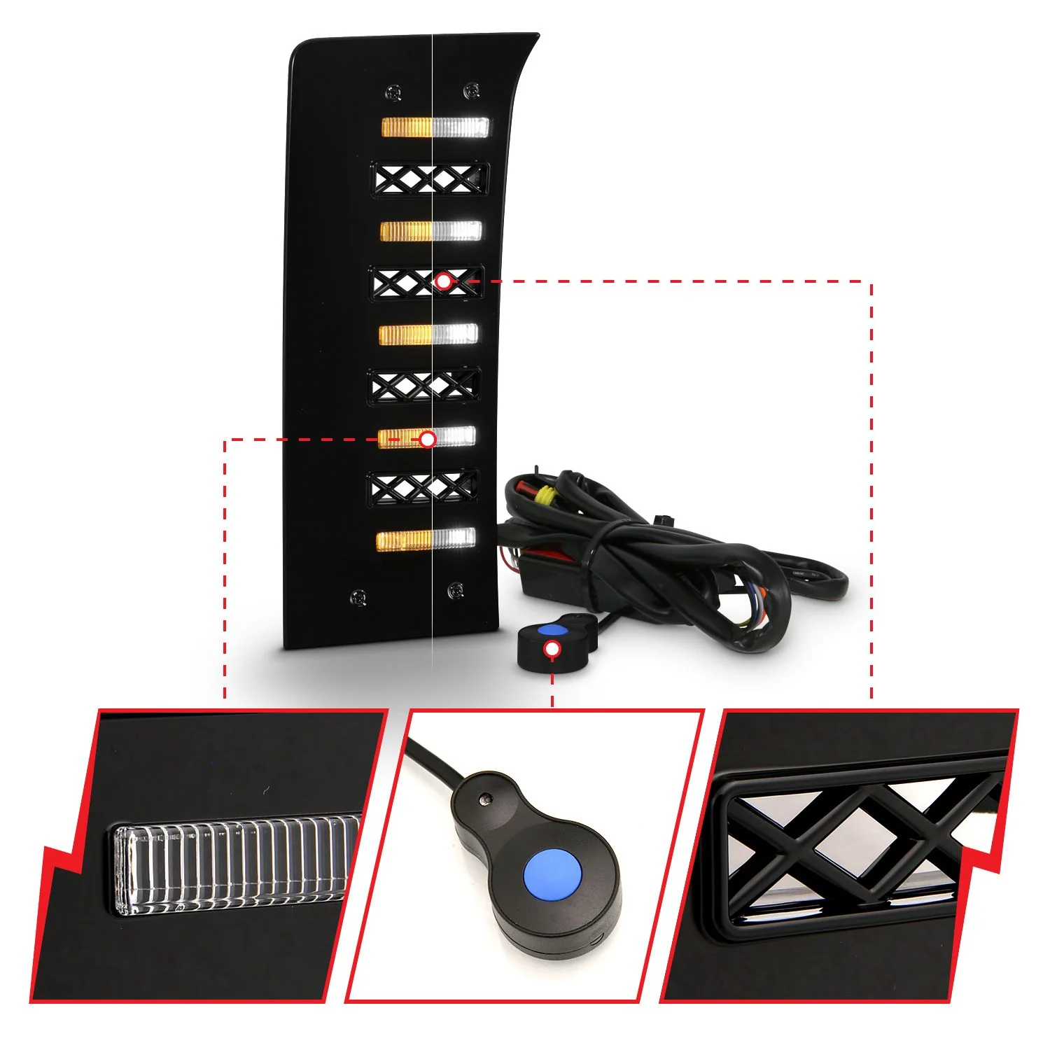Z-Series Full LED DRL Vent Lights Tundra (2022+) - Image 4